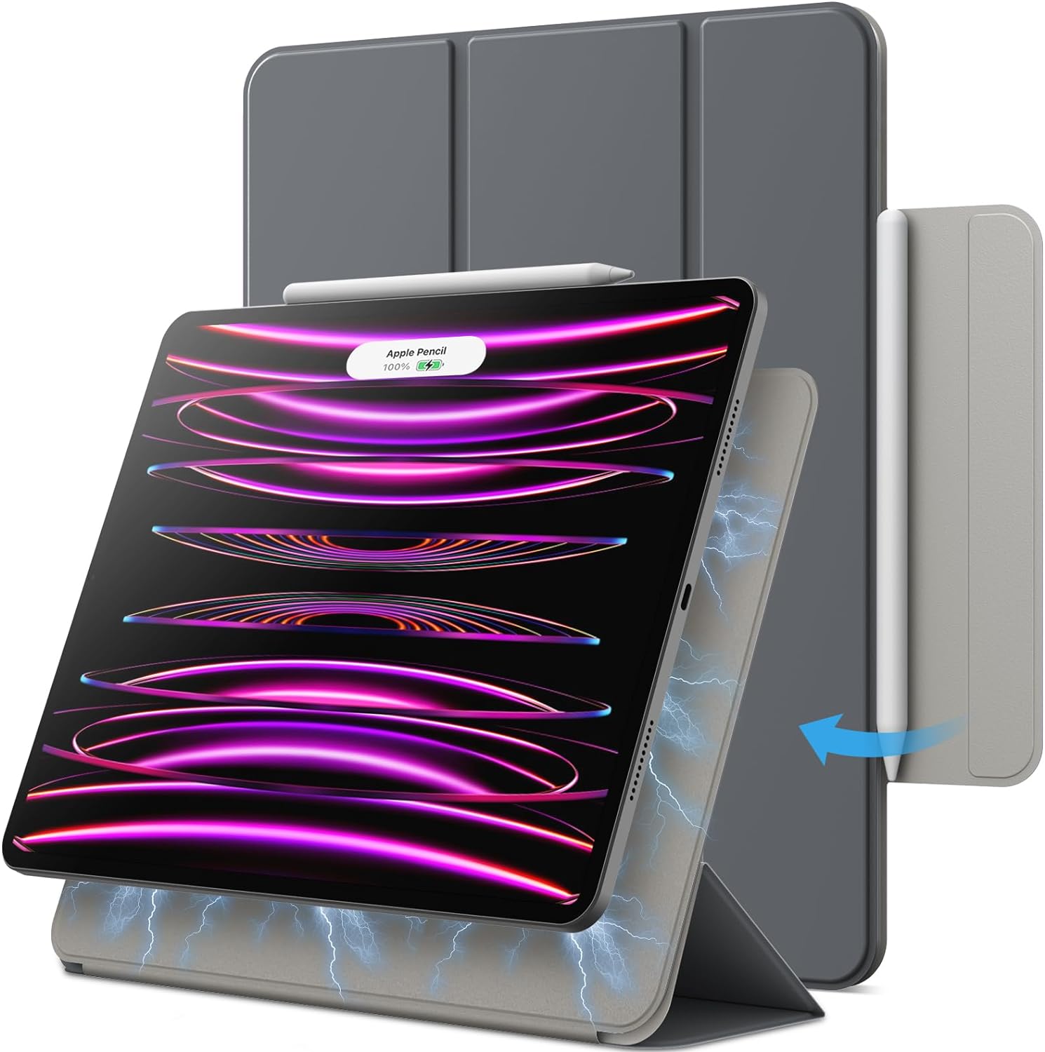 Thumbnail 6 de JETech Hülle iPad Pro 12,9 Zoll magnetisch