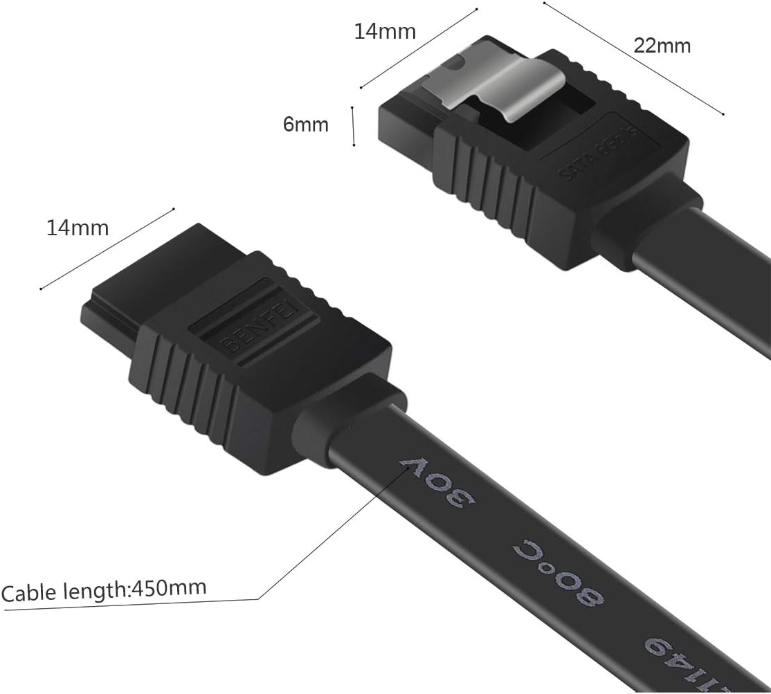 Thumbnail 3 de BENFEI Cavo SATA III 6 Gbps 45,7 cm