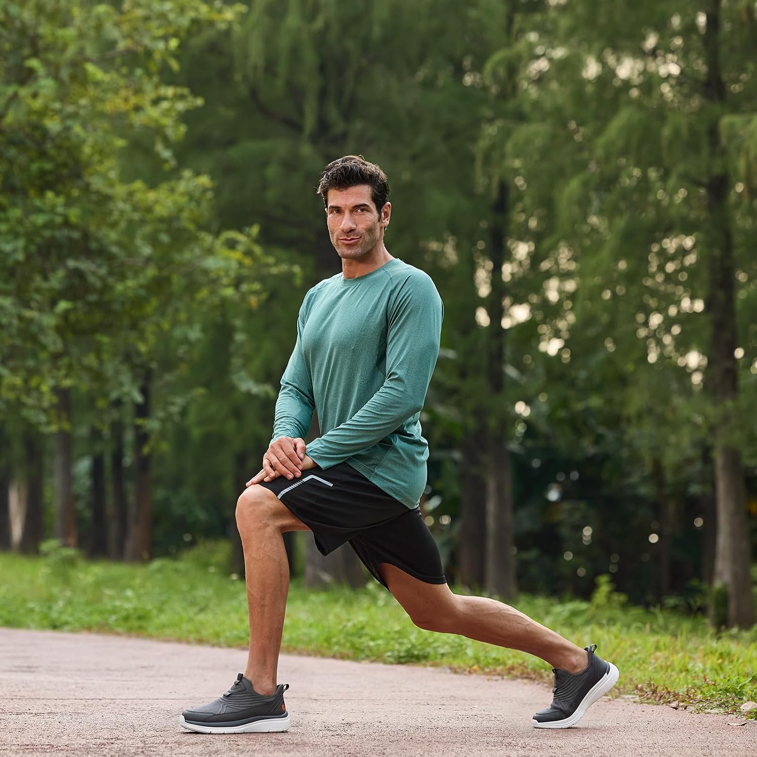 Thumbnail 1 de FitVille Extra Larges : chaussures de marche pour homme sans lacets, slip-on confortables et respirantes