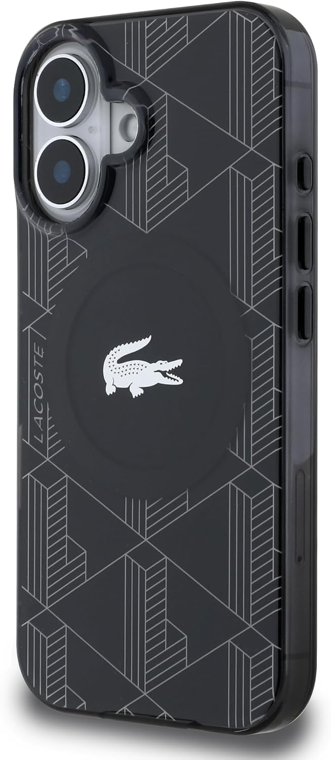 Detalle de CG Mobile LCHMP16SUBSK LACOSTE iPhone 16用ケース IML・MagSafe対応 ブラック