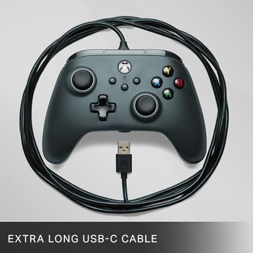Detalle de PowerA Wired Controller for Xbox Series X|S — Black