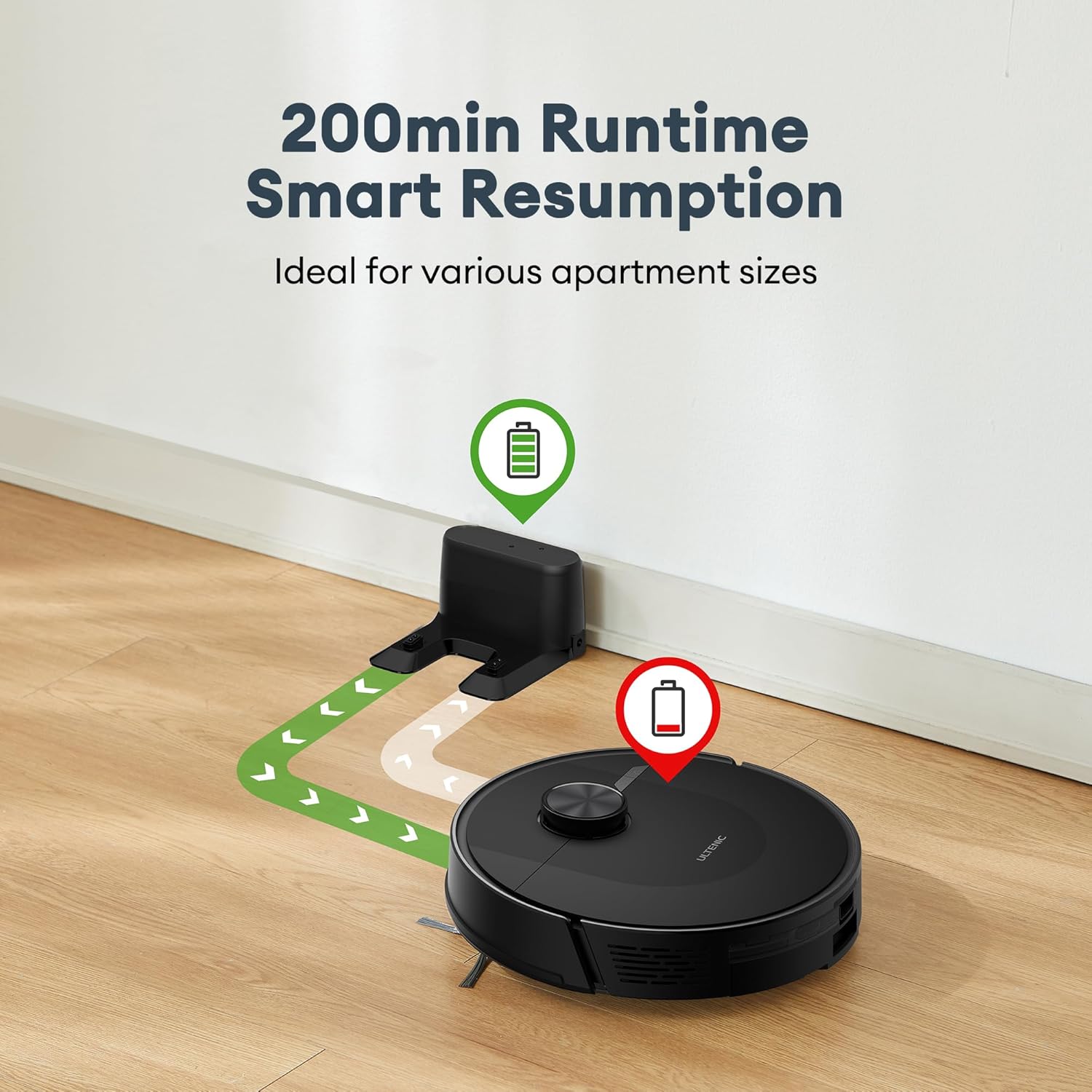 Thumbnail 3 de Ultenic Robot Vacuum Cleaner 8000Pa