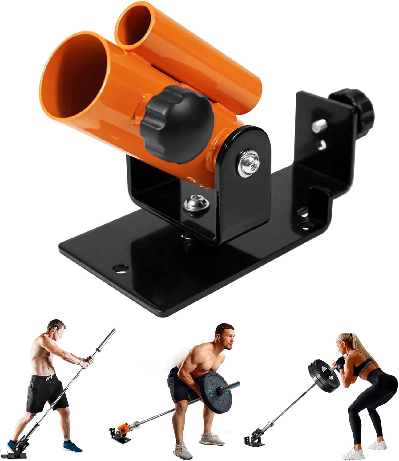 Yes4All Deluxe T Bar Row Platform Landmine Attachments – 360° Swivel e installazione semplice, compatibile con barre 1'' e Olimpiche 2