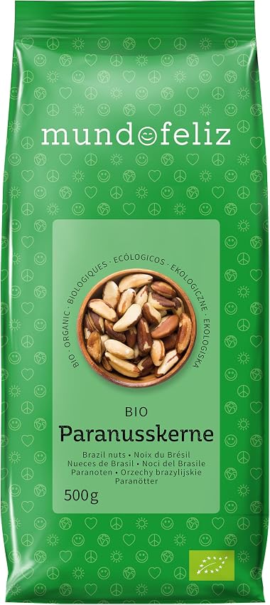 Detalle de Mundo Feliz Nueces de Brasil ecológicas, 2x500 g 🥥