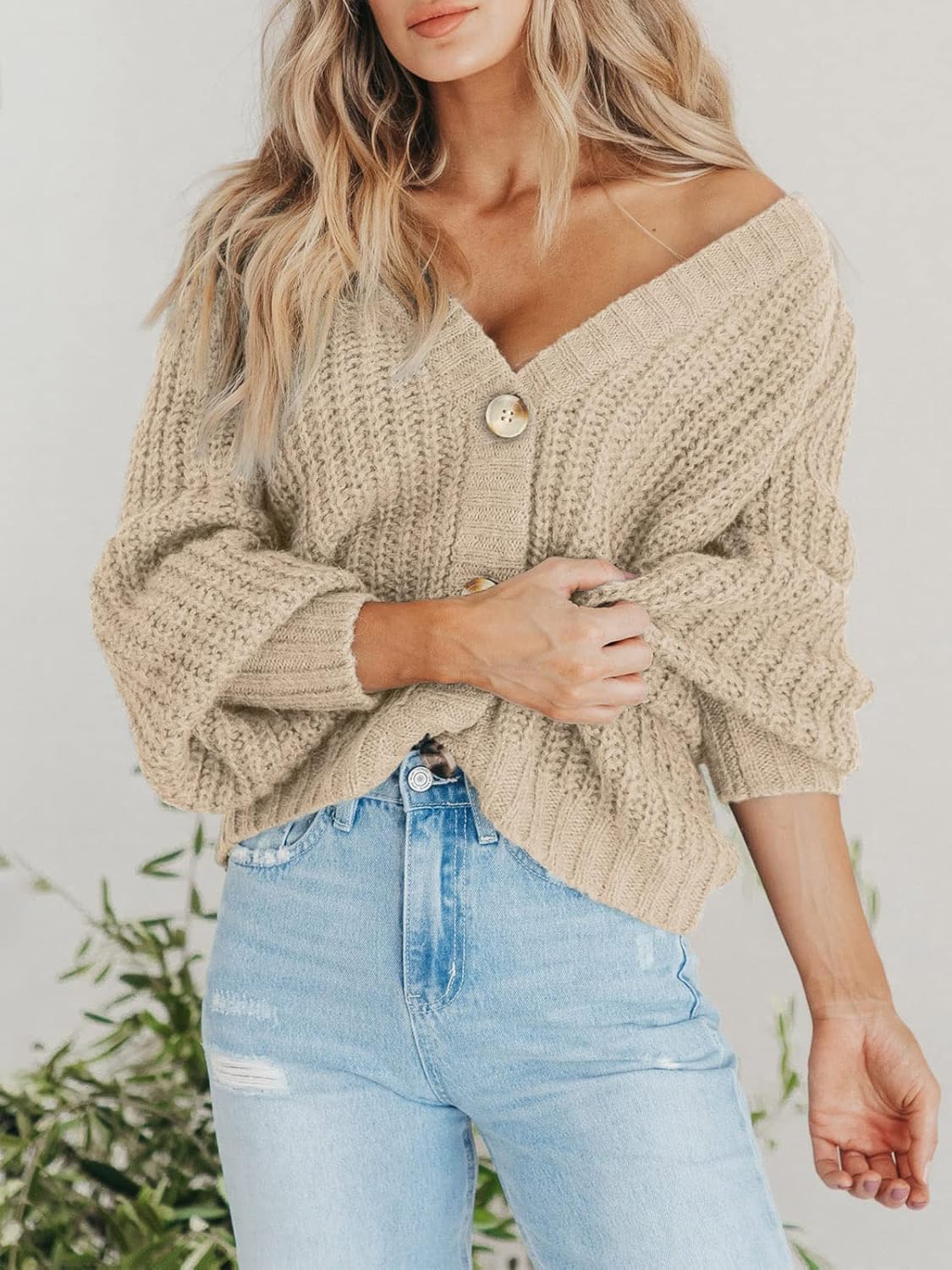 Thumbnail 1 de PRETTYGARDEN Chunky Knit Cardigan S-L