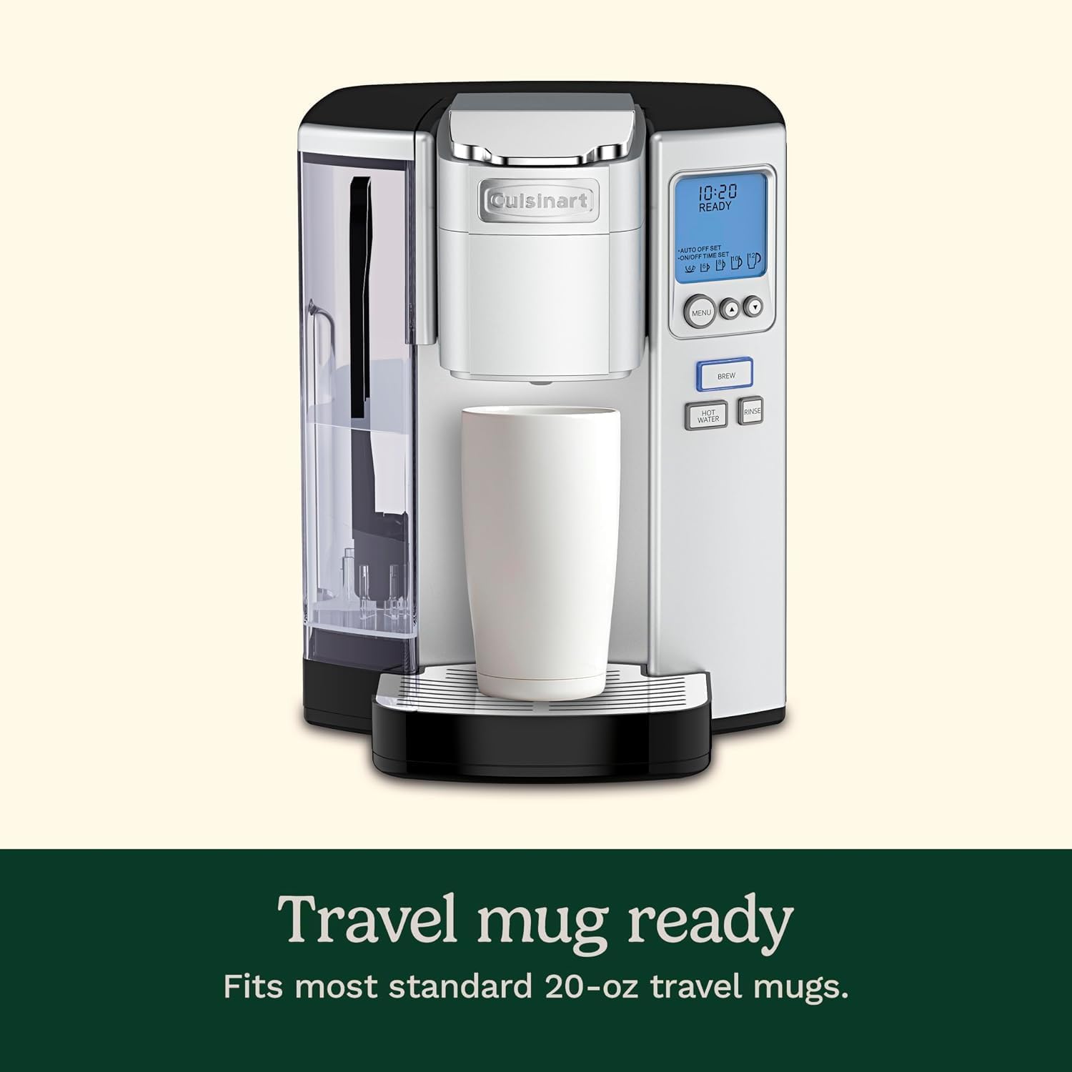 Thumbnail 3 de Cuisinart Single Serve Coffee Maker with 72-Ounce Reservoir (Programmable Brewing + Hot Water)