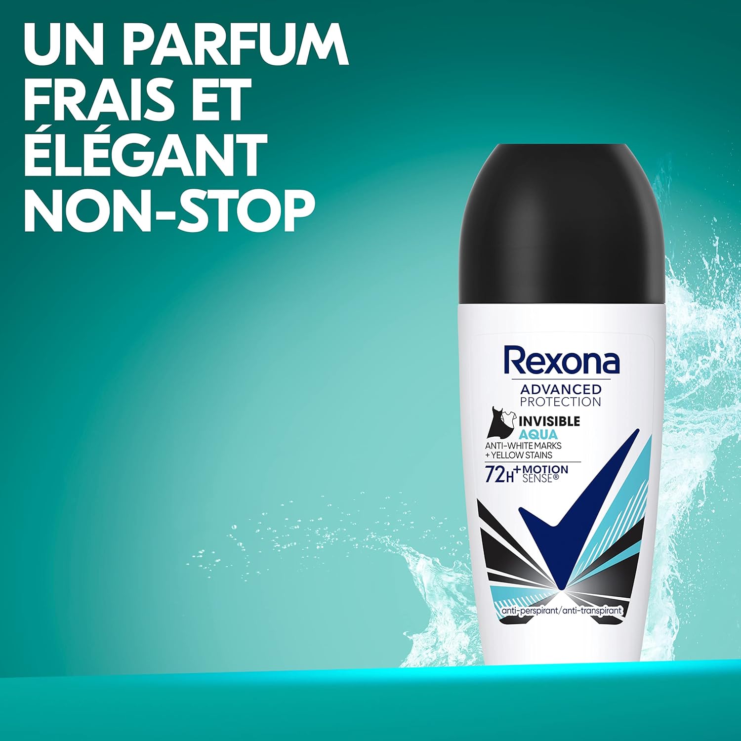 Detalle de Rexona Déodorant Femme Invisible Aqua – Advanced Protection, Lot 6x50 ml