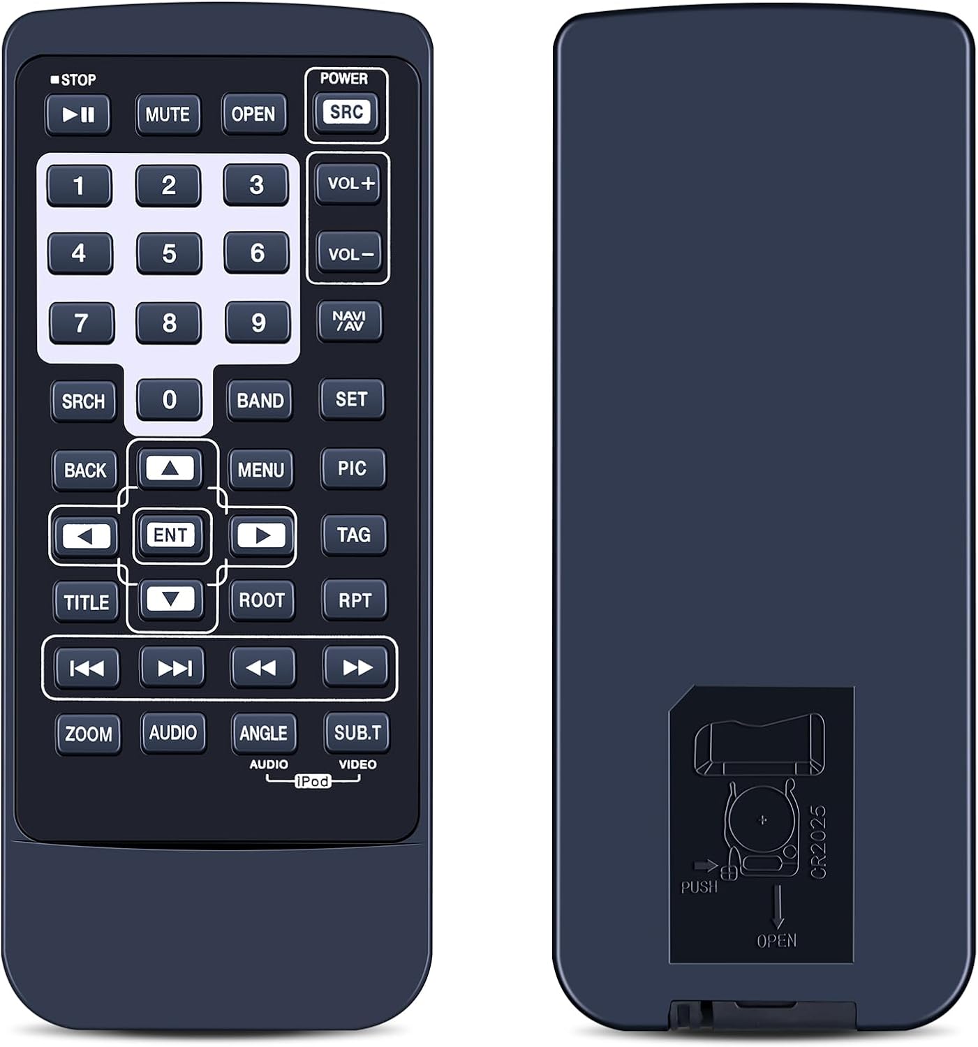Detalle de TCNOUMT replacement remote control for Clarion GPS car DVD video (RCU005 / MF1 / NX404 / NZ501)