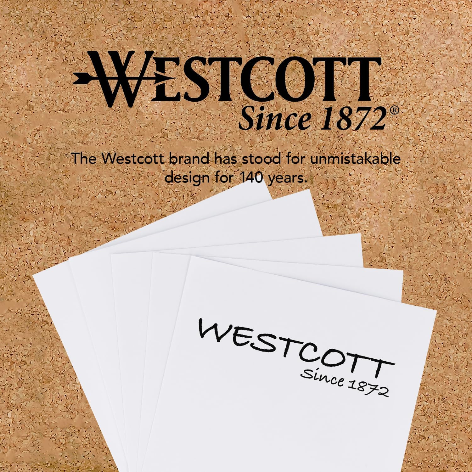Thumbnail 4 de Westcott Vita anteckningsblock E-1733205 00, 800 vita ark i dispenserlåda