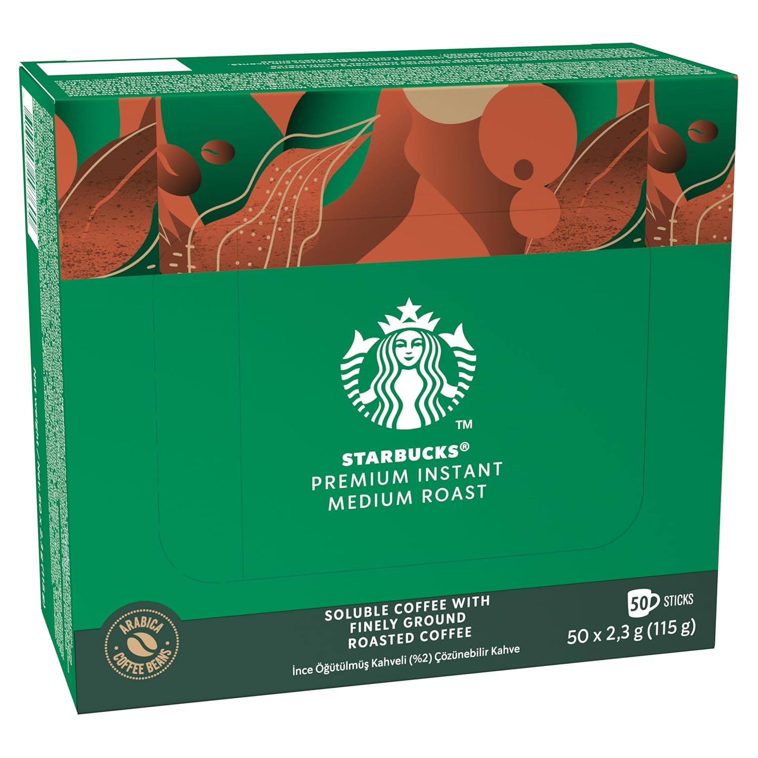 Thumbnail 2 de Löslicher Kaffee Medium Roast 100% Arabica 50 Sticks