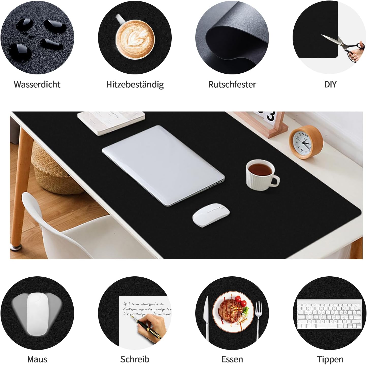 Thumbnail 3 de Sevenpers 80x40cm Mauspad Schreibtischunterlage 🖱️