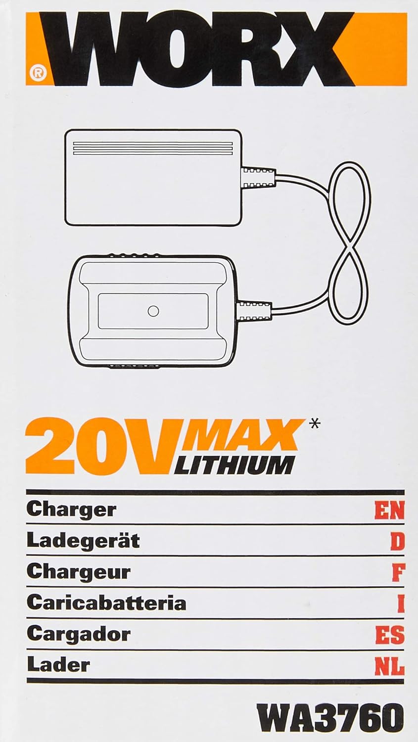 Detalle 2 de WORX WA3760 18V (20V MAX) Battery Charger for all WORX batteries