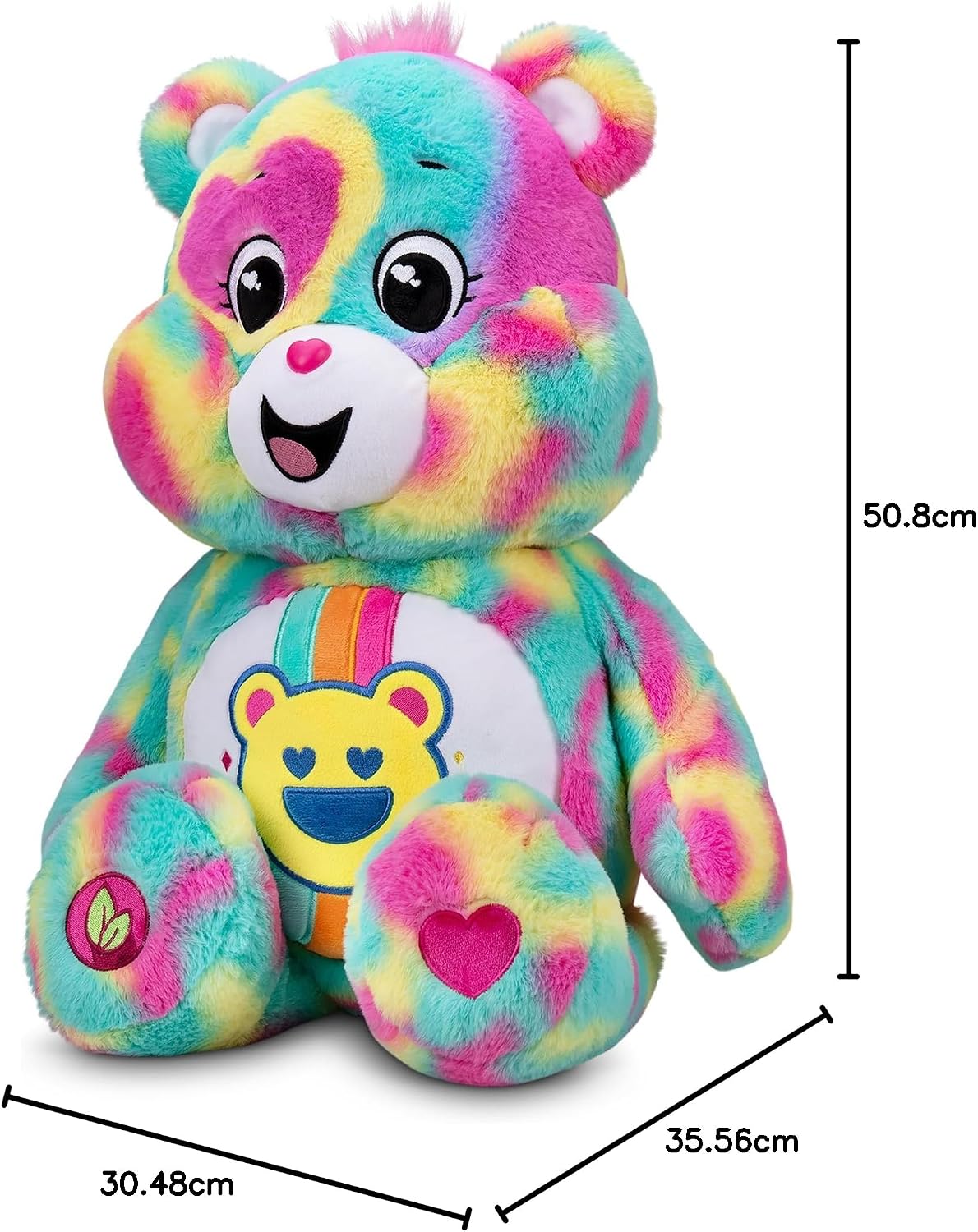 Thumbnail 6 de Care Bears Good Wave pluchen beer van 60 cm, meerkleurig polyester
