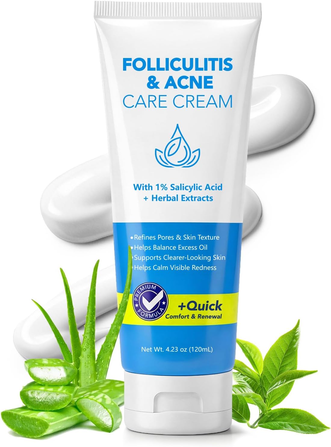 Detalle de Crème folliculaire apaisante – Formule non grasse pour follicules, poils enfoncés, homme et femme