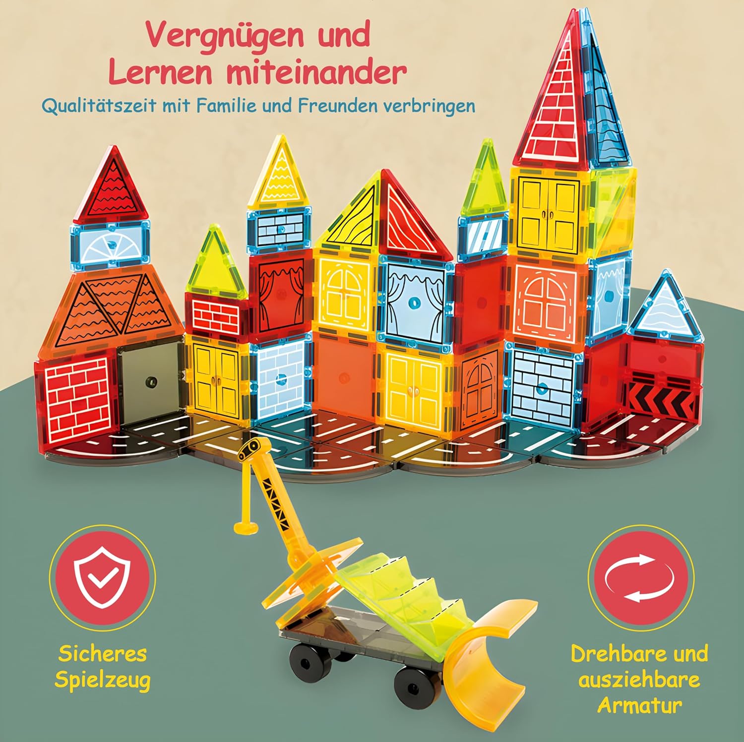 Thumbnail 1 de Olvy Magnetische Bausteine 42 🧩