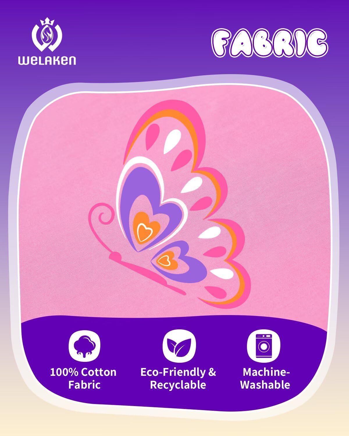 Thumbnail 5 de WELAKEN Kid Girls Wings Dress (Toddler Cotton Sleeveless Fairy Sundress with Pockets)