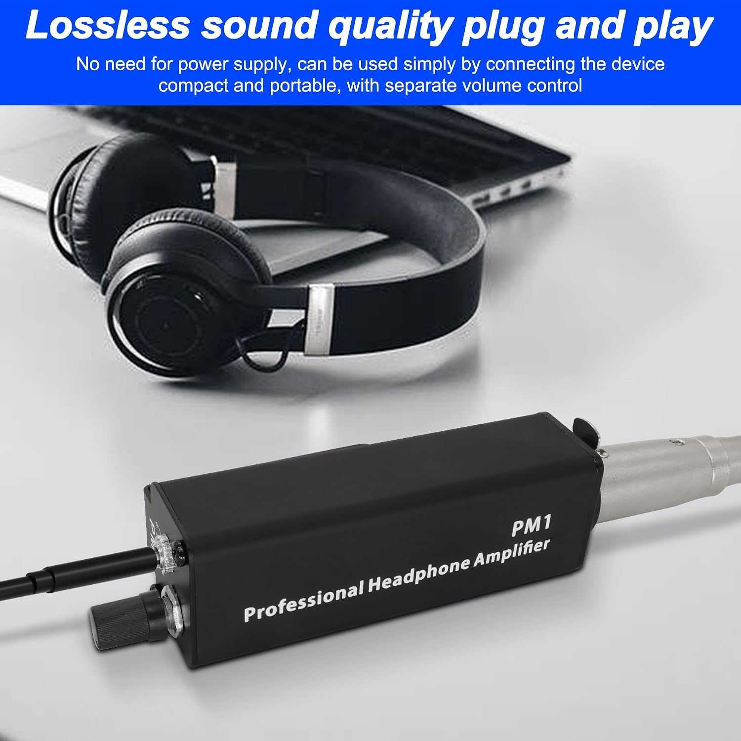 Detalle de XMSJSIY Portable In Ear Monitor Amplifier: Compact, Durable Audio for Keyboardists, Drummers and Guitarists