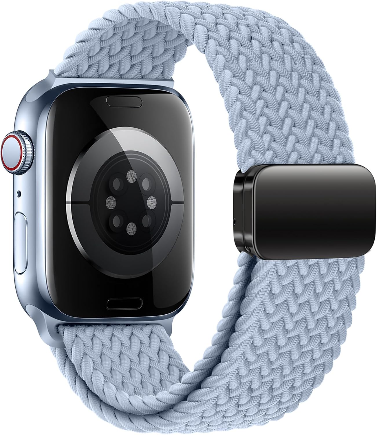 Detalle 2 de Qimela FS129-22 Magnetic Braided Sport Loop for Apple Watch, Recycled Nylon