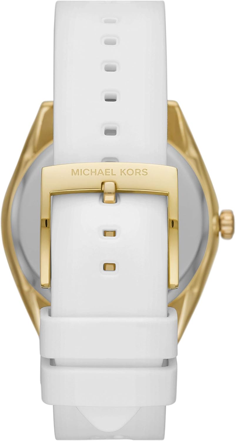 Thumbnail 1 de Michael Kors Janelle Damenuhr (Quarz, 3 Zeiger) mit 42-mm-Gehäuse und Edelstahl- oder Silikonband