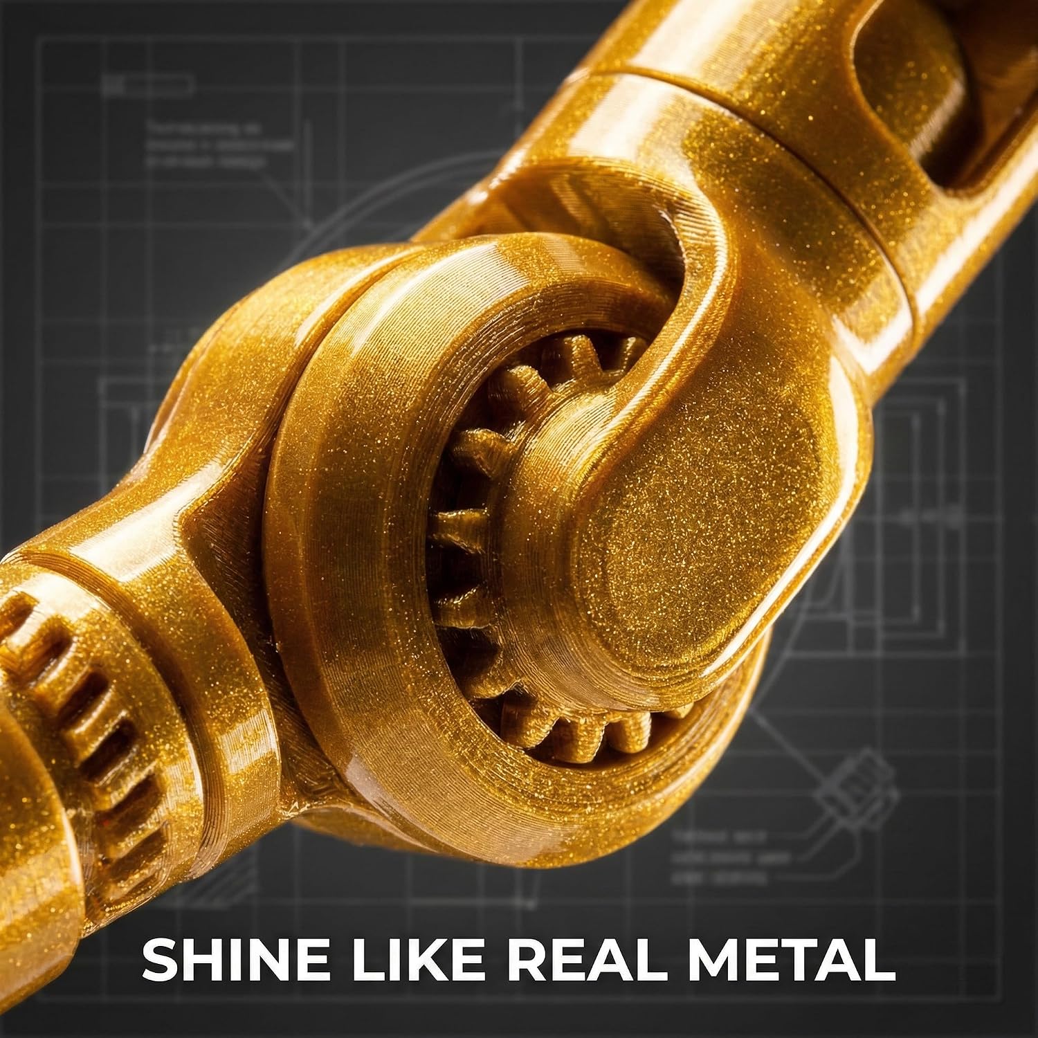 Detalle de TEQStone Metallic PETG Filament, 1.75mm, Brown, 1kg Spool