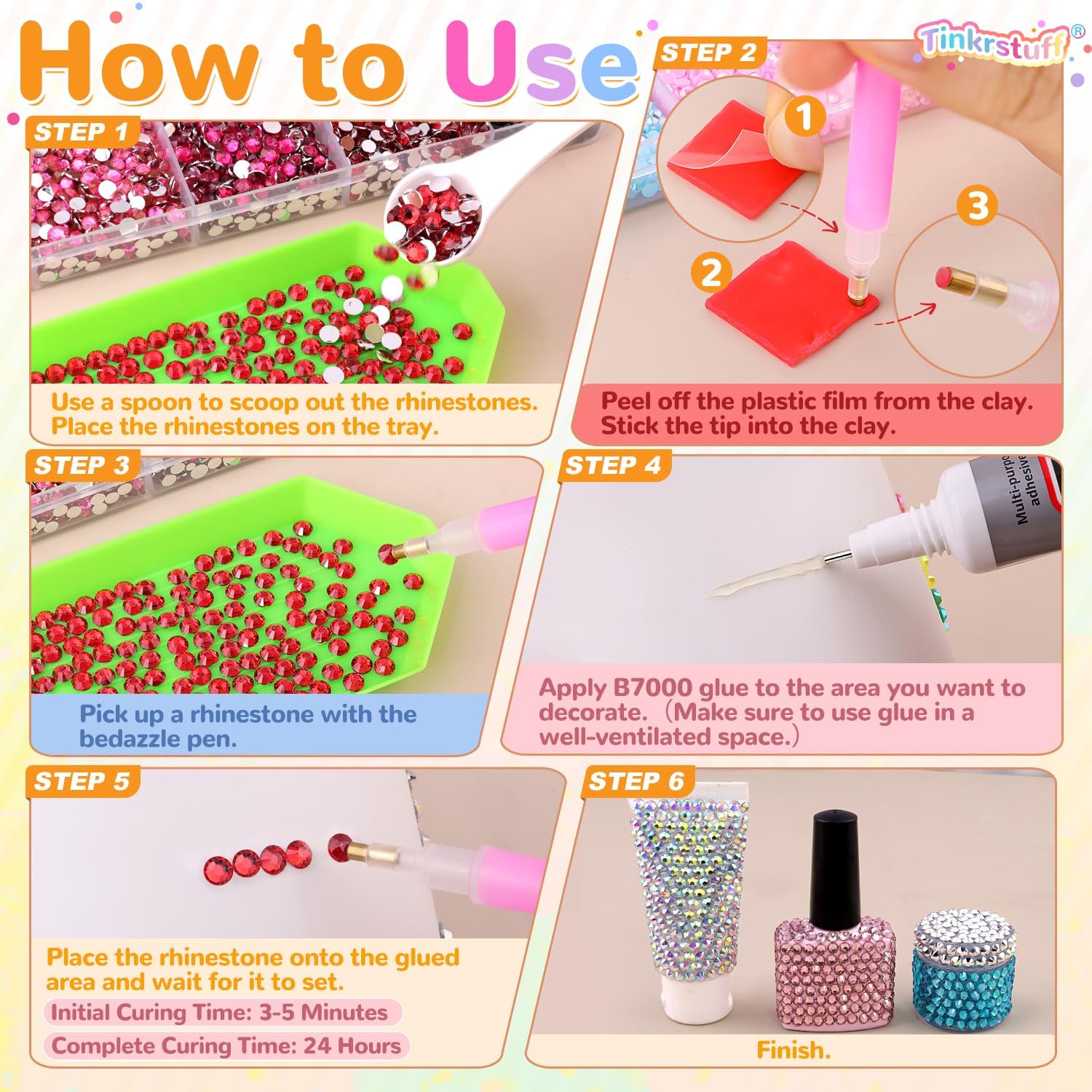 Thumbnail 2 de TINKRSTUFF Rhinestone Kit 34,000 Pieces