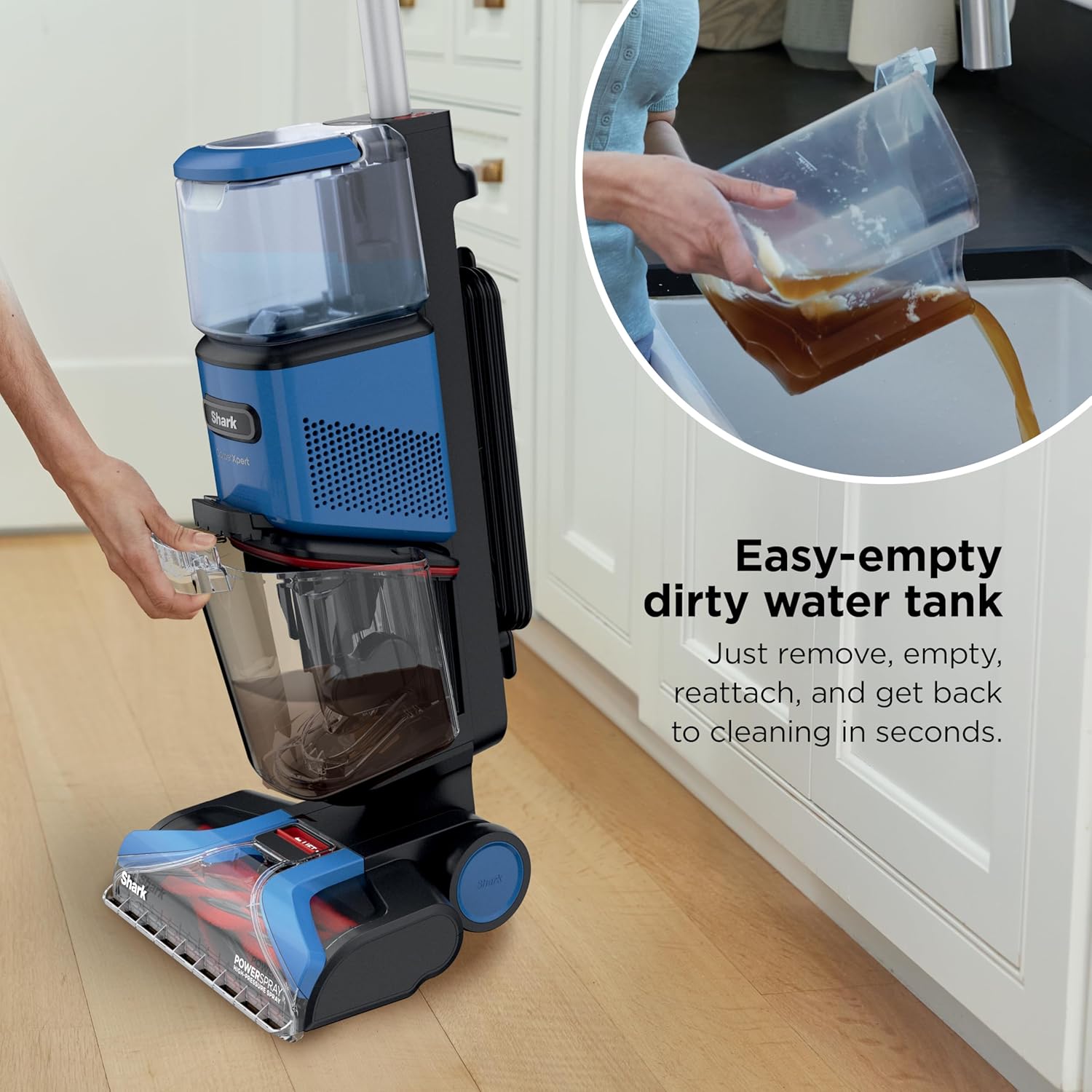 Detalle de Shark CarpetXpert Upright Carpet & Area Rug Cleaner (EX121BRN) for Pets