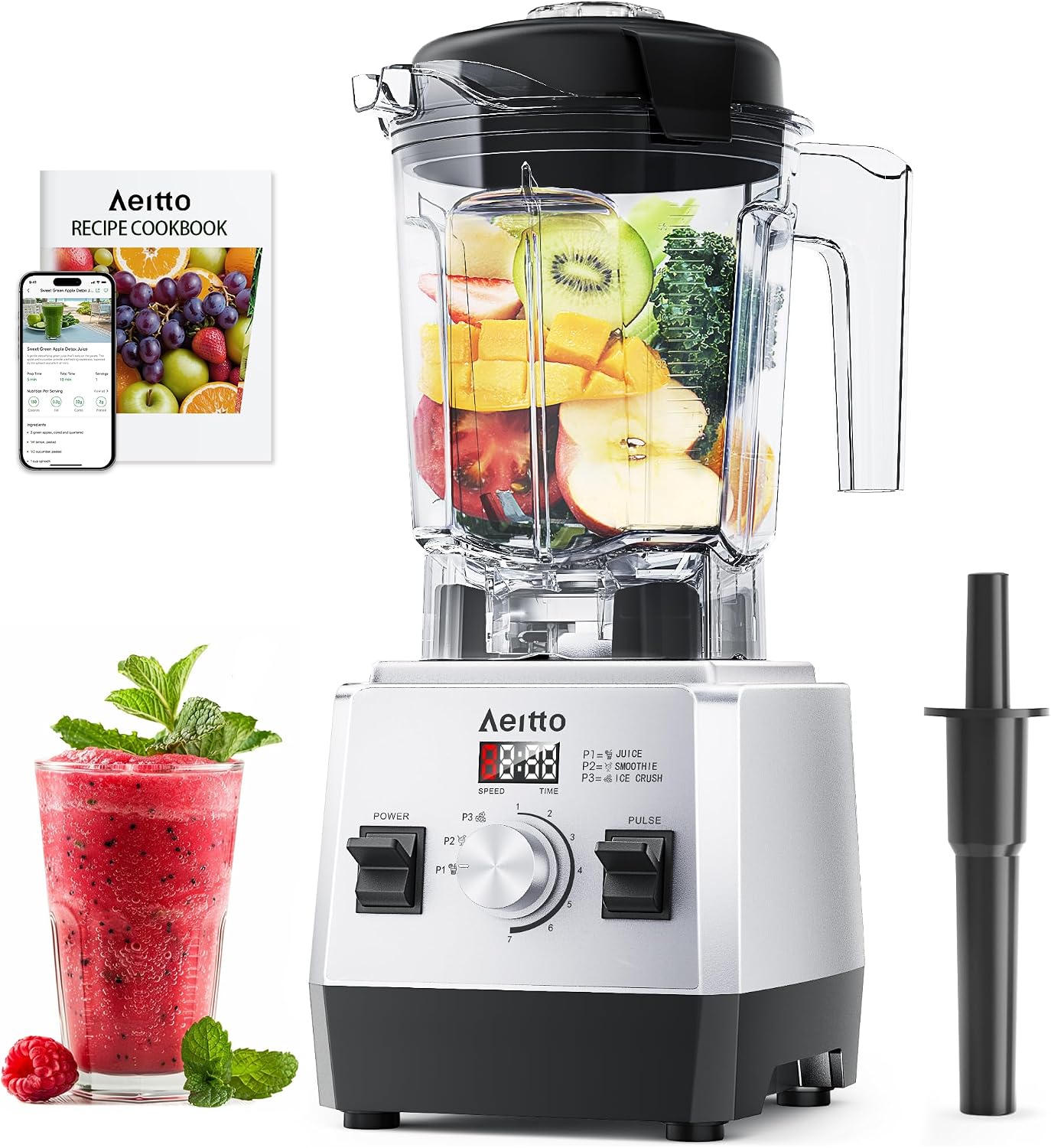 Detalle de Aeitto Blender, 68-oz Jar