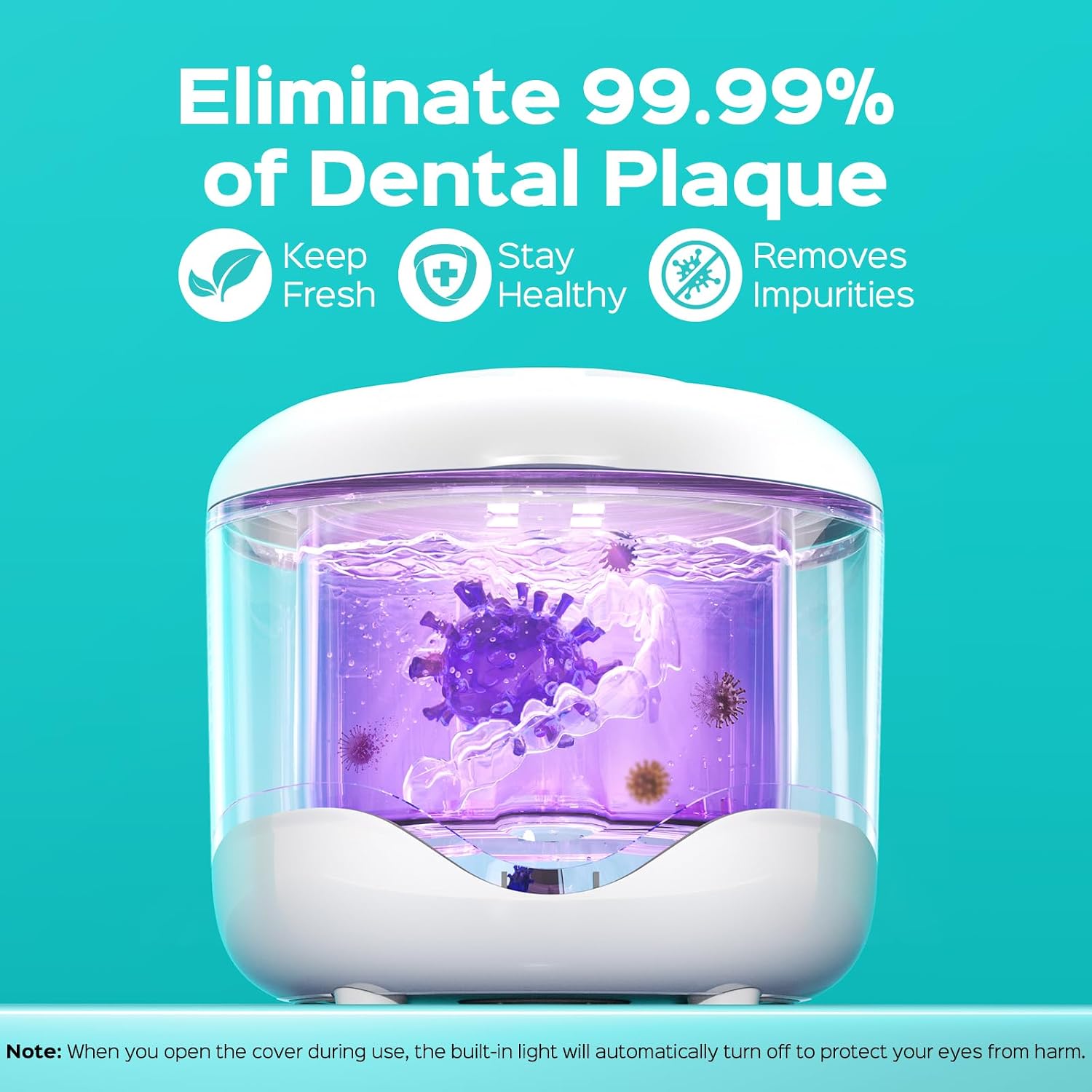 Thumbnail 6 de COSLUS C60 Ultrasonic Retainer Cleaner: Deep Cleaning for Dentures, Retainers & Braces