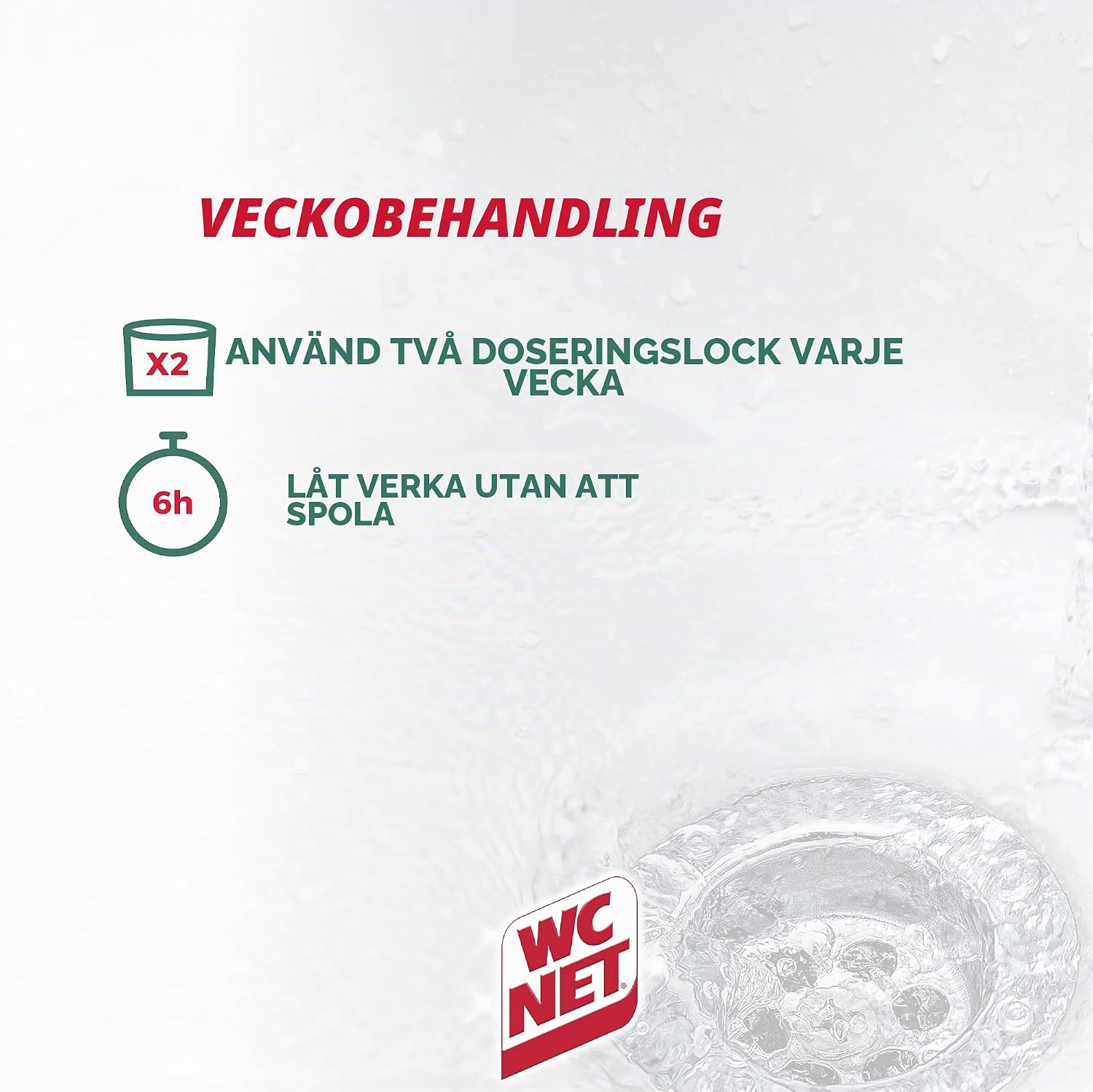 Thumbnail 6 de WC Net 78634 avloppsrengöring för toalett, flytande och doftfri, 1 l