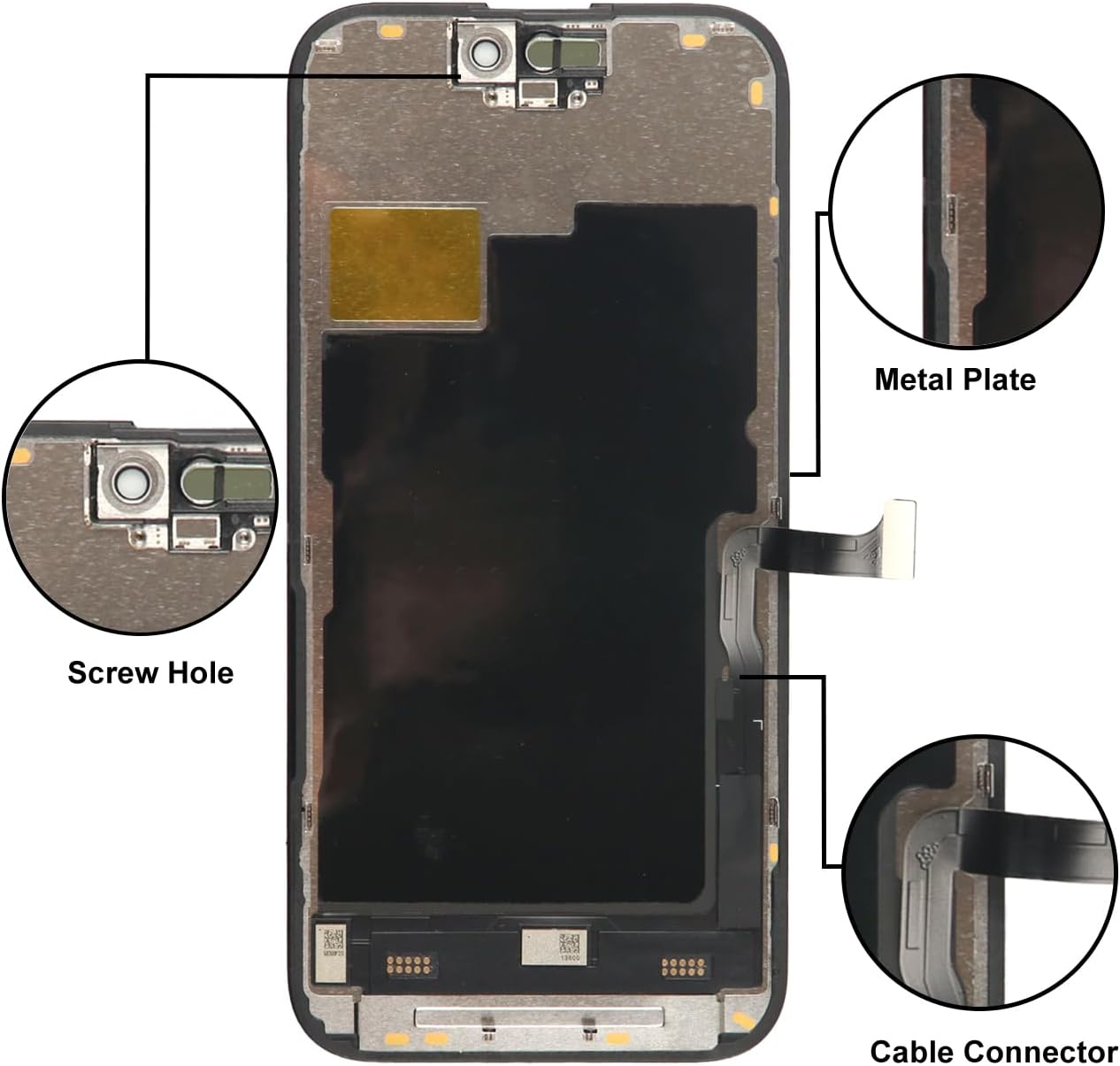 Detalle de LL TRADER iPhone 15 Pro Screen Replacement, 6.1-inch FHD Display