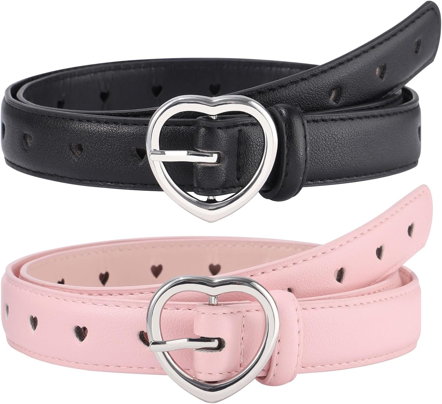 Thumbnail 6 de Coubeau 2 Pezzi Cintura Bambino Elastica Intrecciata con Cuore – Regolabile