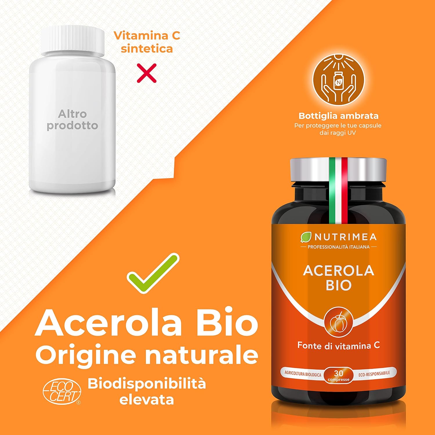 Thumbnail 2 de Acerola BIO 1000 mg 30 compresse masticabili