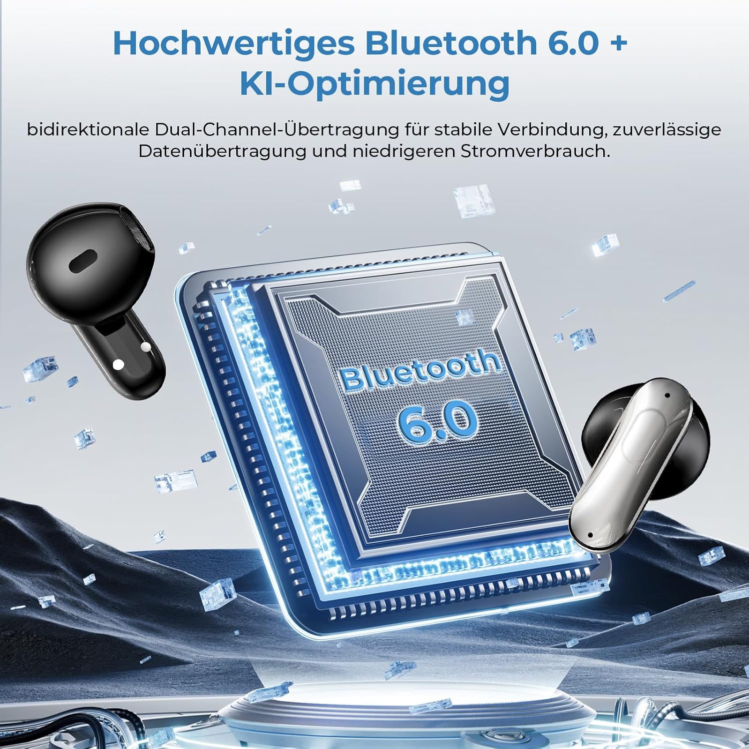 Thumbnail 6 de Neu 2026 KI Übersetzungskopfhörer – 3-in-1 Echtzeit Übersetzer, HiFi-Sound und LCD-Touchscreen