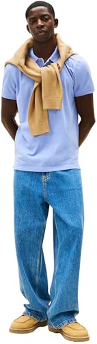 Detalle 2 de Tommy Jeans TJM Slim Placket Polo M azul marino