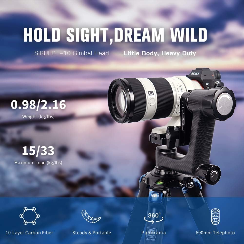 Thumbnail 6 de SIRUI PH-10 Gimbal Head 15 kg capacity