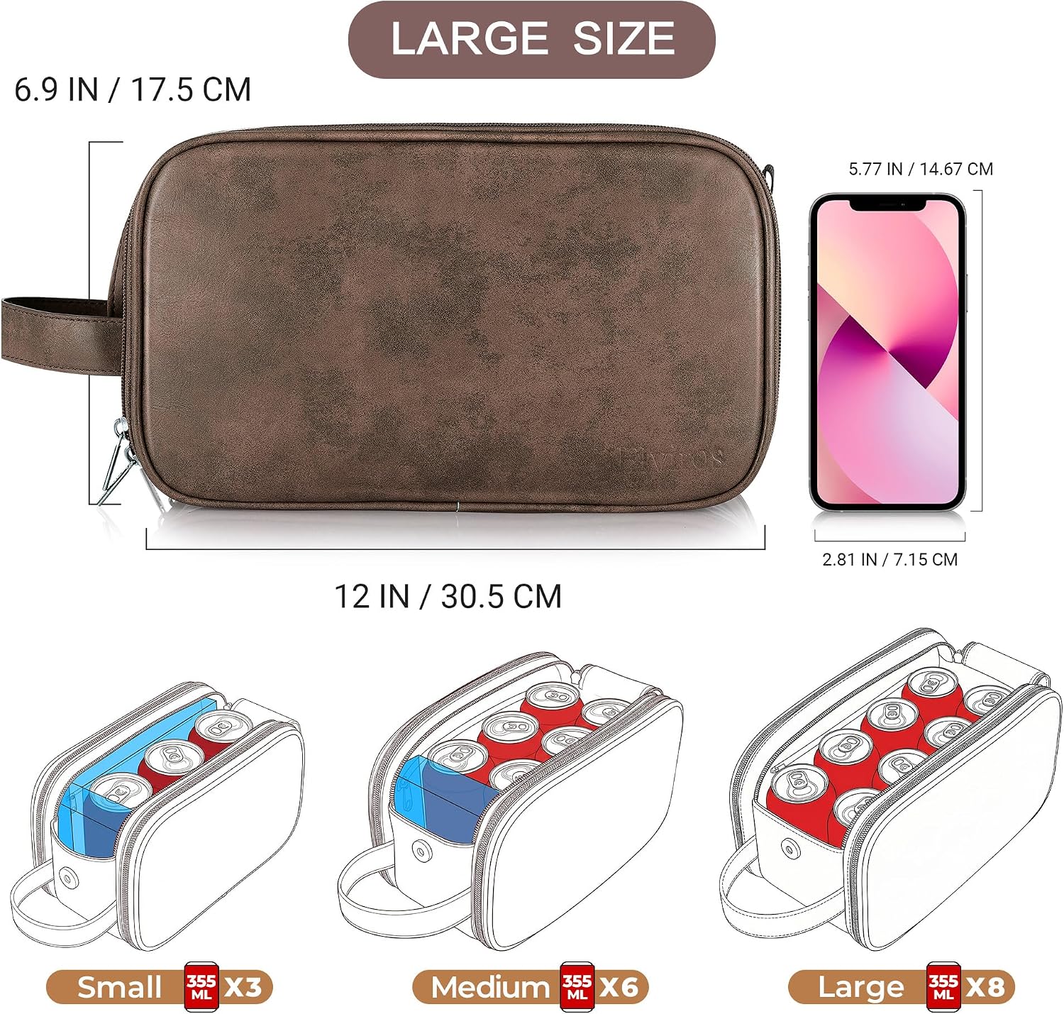 Thumbnail 5 de Elviros Toiletry Bag Large 12"