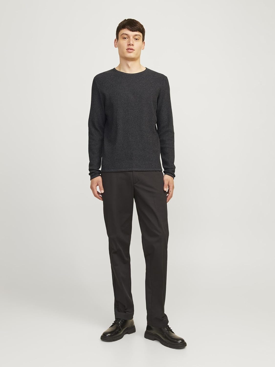 Detalle 2 de Jack & Jones Pullover in maglia con lavorazione plain e taglio regolare