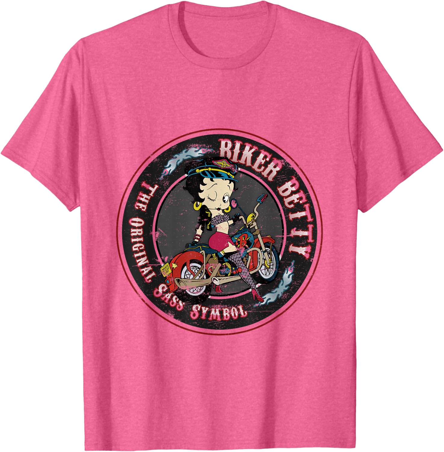 Thumbnail 6 de Betty Boop T-Shirt Biker Betty Noir S