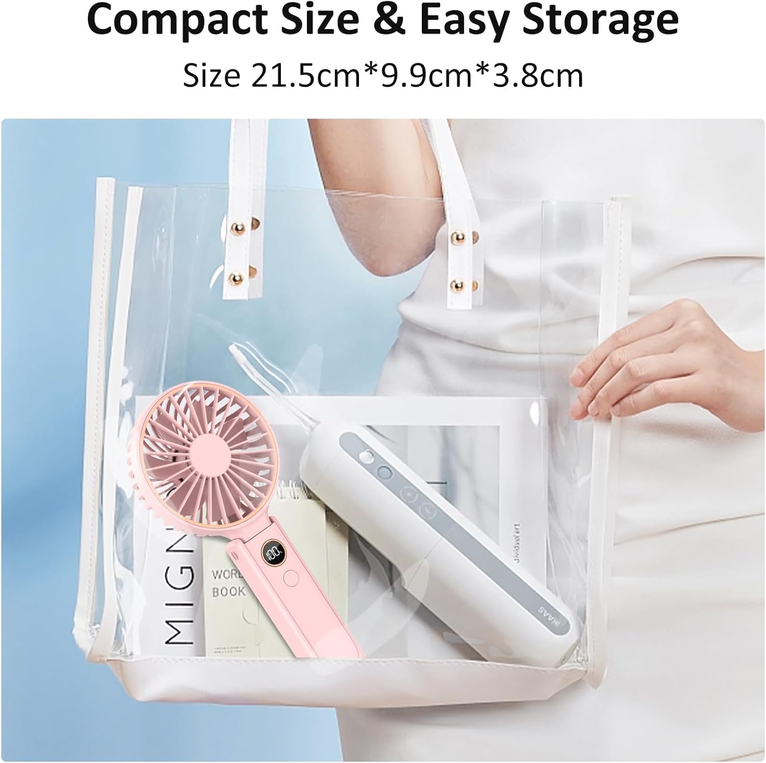 Thumbnail 6 de Rintea Hand Held Fan review: compact 7-blade, 6-speed rechargeable handheld fan