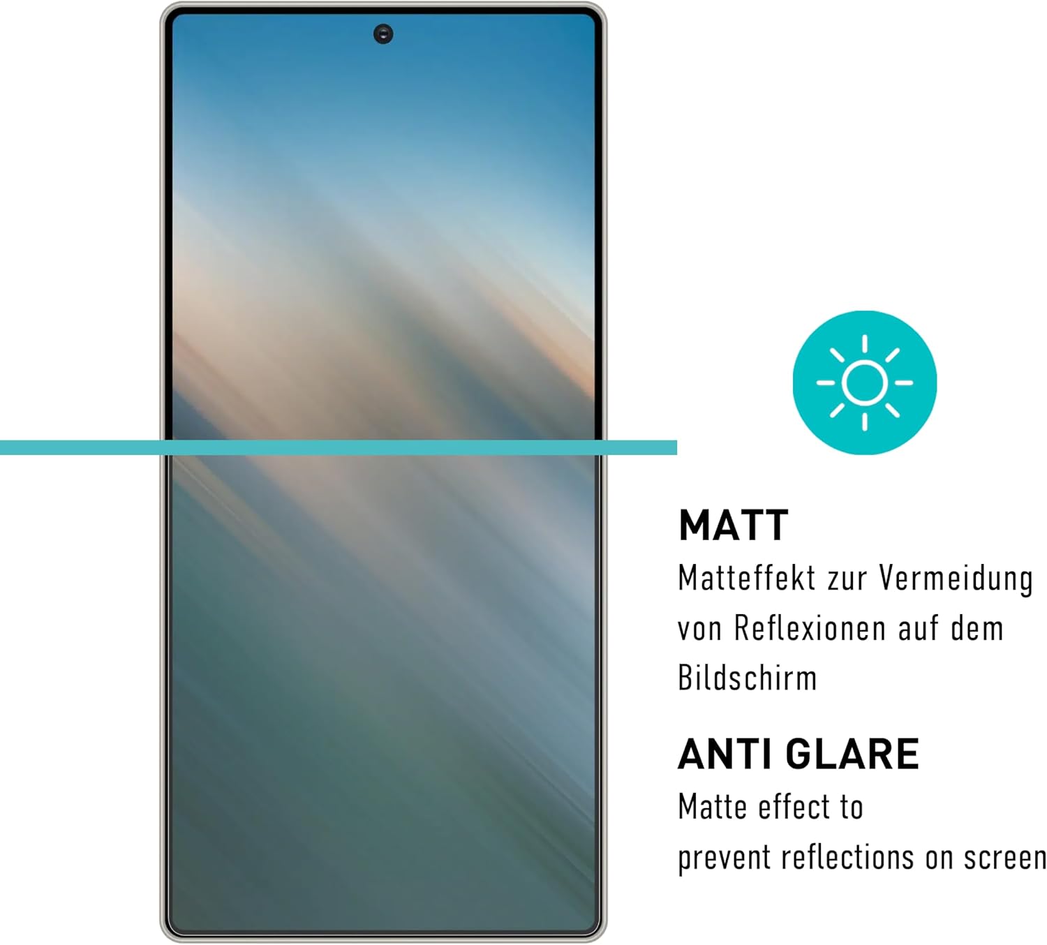 Thumbnail 2 de SmarTect Matte TPU Screen Protector for Samsung Galaxy S25 Ultra, 2-Pack