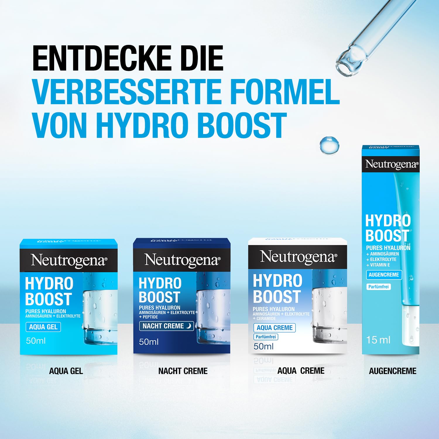 Thumbnail 6 de Neutrogena Hydro Boost Hyaluron Konzentrat (2 x 15 ml) – Intensive Feuchtigkeit mit 2 Hyaluronsäurenformen