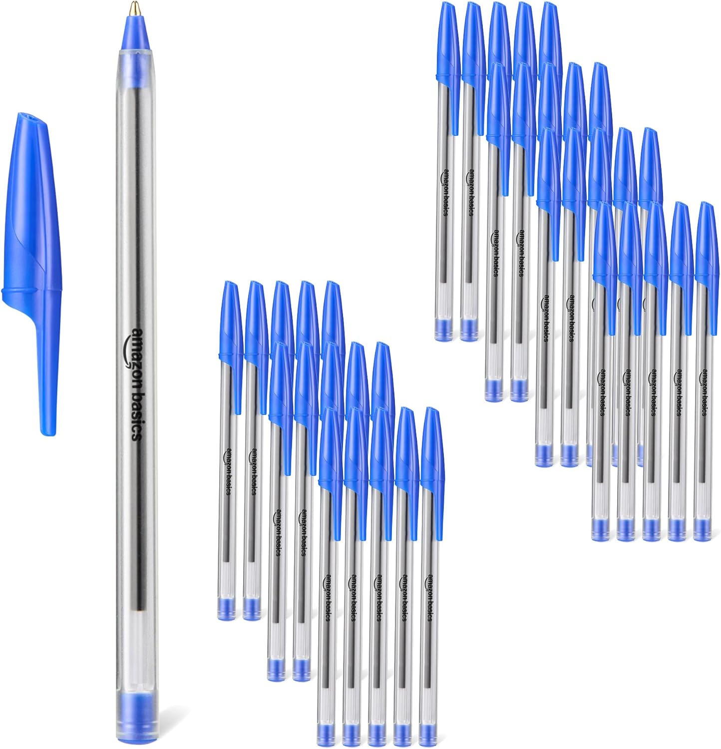Detalle de Amazon Basics Set di Penne a Sfera da 144 pezzi, punta 1,0 mm, inchiostro nero
