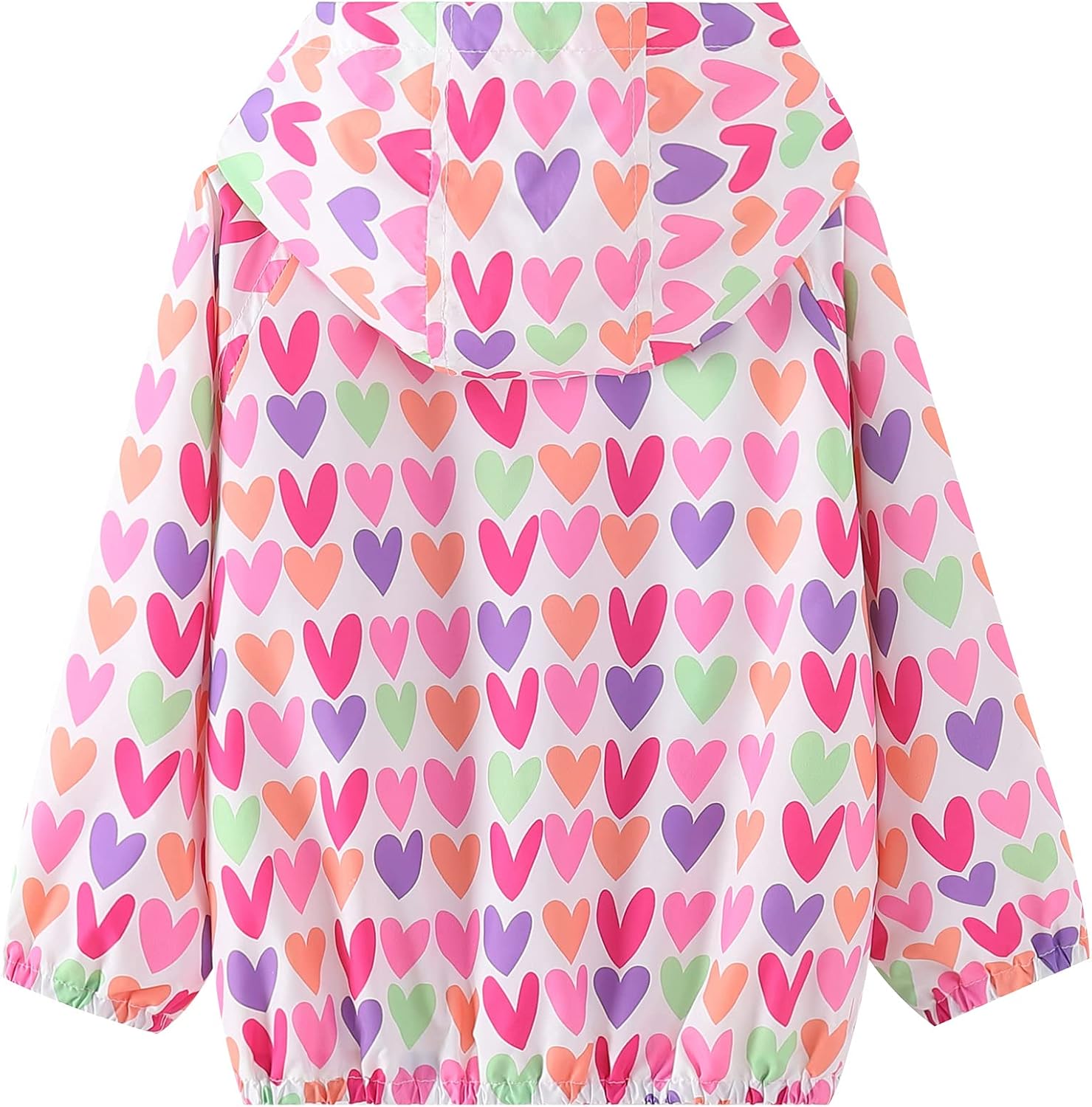 Thumbnail 1 de WELAKEN Lightweight Water-Resistant Jacket for Girls & Kids (Print, Hooded)