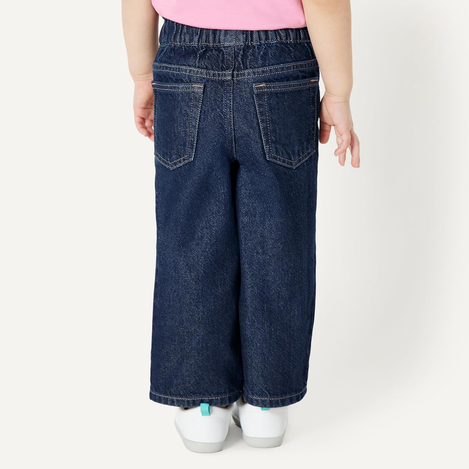 Thumbnail 2 de Amazon Essentials Loose-Fit Soft Stretch Wide-Leg Denim Jeans for Toddler Boys & Girls