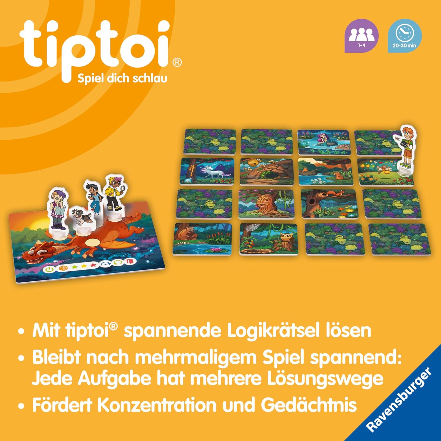 Detalle 2 de Ravensburger tiptoi 00224 Logikspiel ab 5 🎲