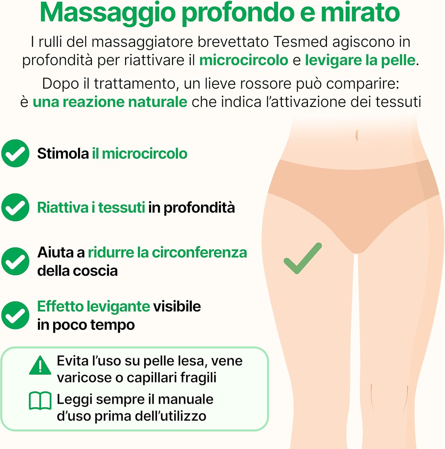 Thumbnail 6 de TESMED CELLULITE massaggiatore anticellulite 9–38 cm 💆