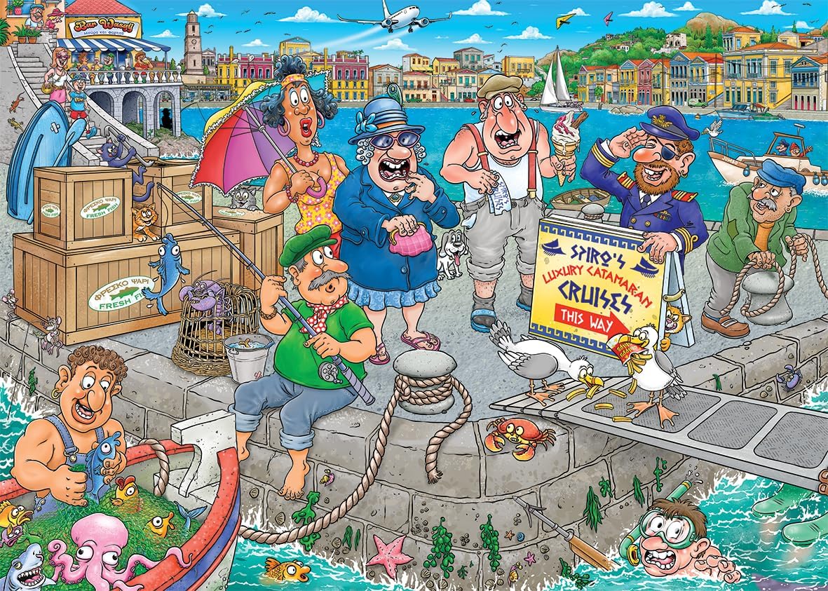 Detalle 1 de Puzzle humour Wasgij Original 47 1000 pièces