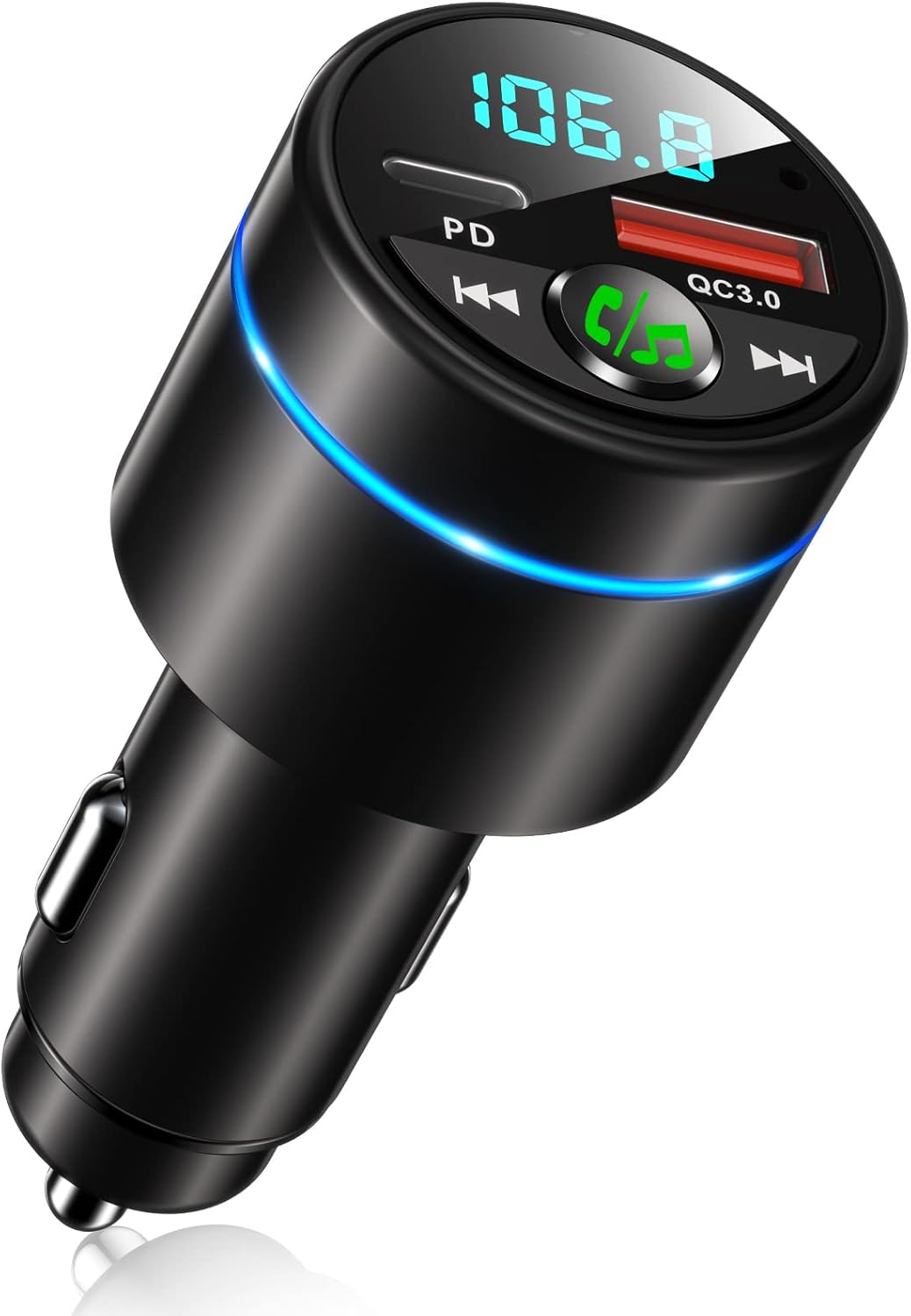 Detalle de Bluetooth Car Adapter 5.3 30W charger
