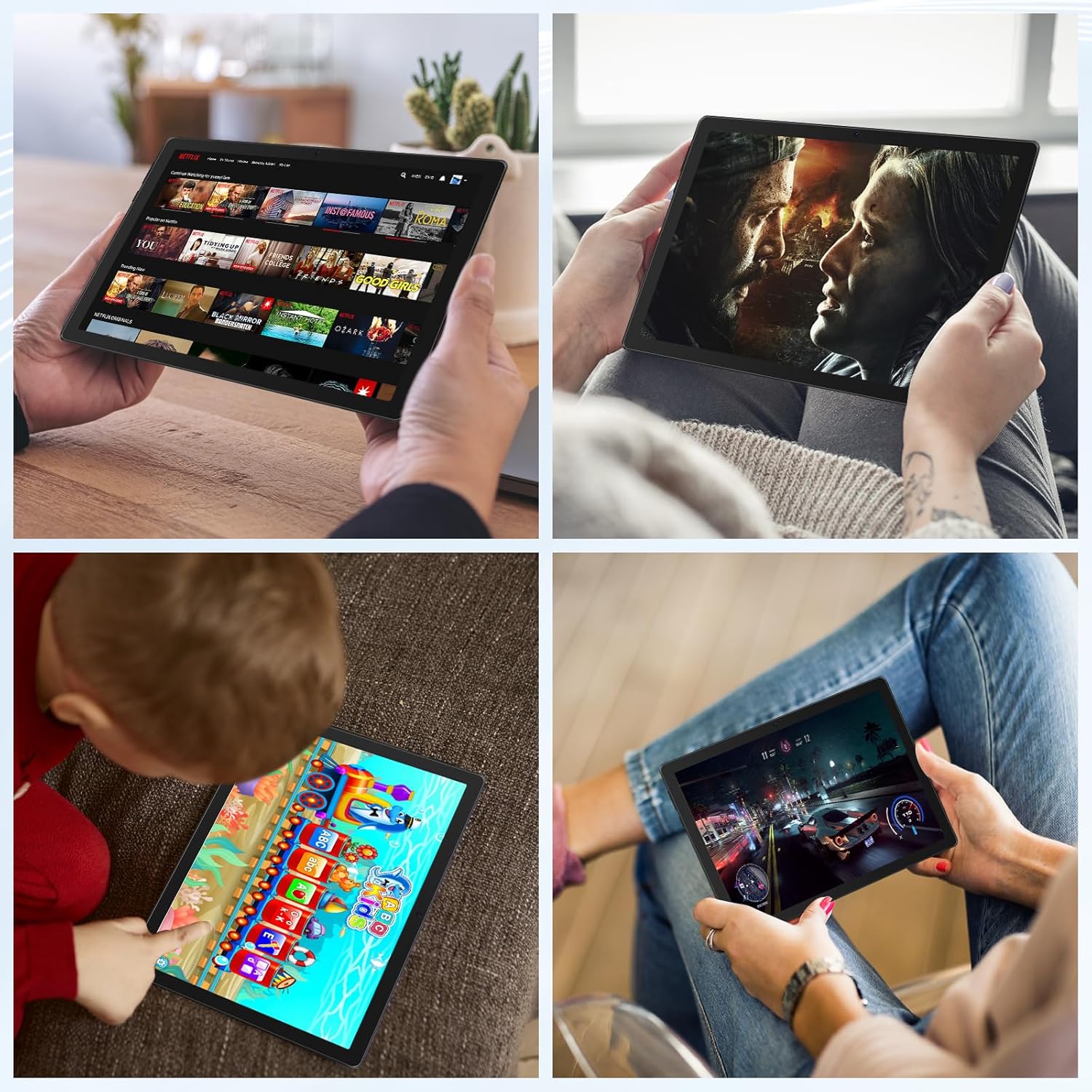 Thumbnail 6 de Hakaug 10-Inch Android Tablet (Octa-Core, 20GB RAM, 64GB ROM) with 1TB expandable, Wi‑Fi 6 and 5000mAh