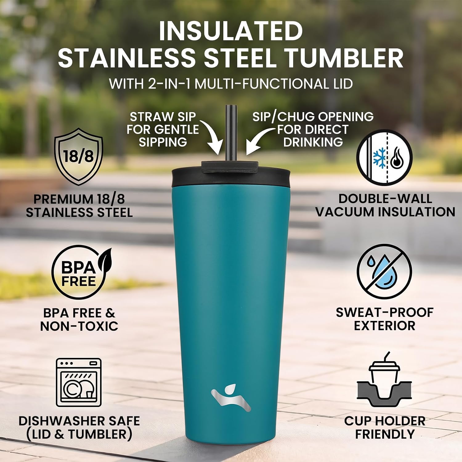 Detalle 2 de Konokyo Insulated Tumbler 34 oz